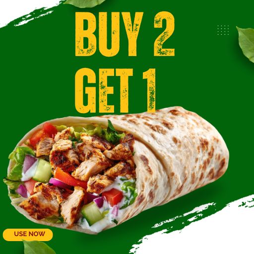 Wrap :  Buy 2 & Get 1 Free