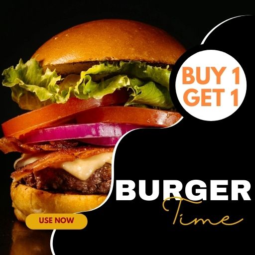 Burger Offer : Buy 1 & Get 1 Free