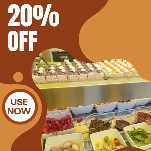 Flat 20% off on Total Bill amount