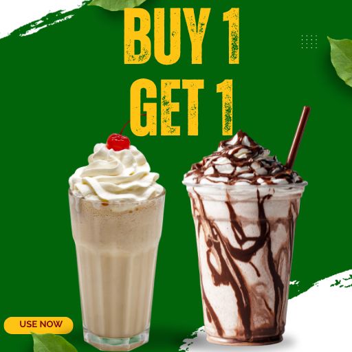Shakes : Buy 1 & Get 1 Free