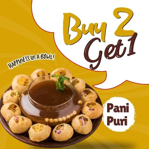 Pani Puri : Buy 2 & Get 1 Free