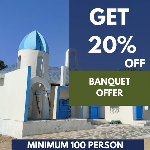 Get 25% off on Banquet Booking (minimum 100 Person)