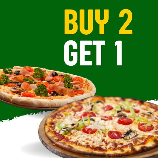 PIZZA : Buy 2 & Get 1 Free PIZZA : Buy 2 & Get 1 Free