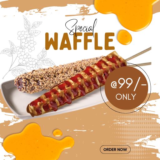 Buy Any 1 Stick Waffle @ Rs 99/- Only