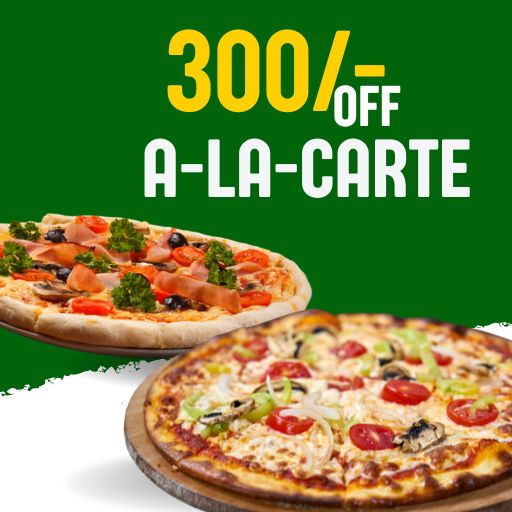A-La-Carte Offer : 300/- off on 1000/- and Above A-La-Carte Offer : 300/- off on 1000/- and Above
