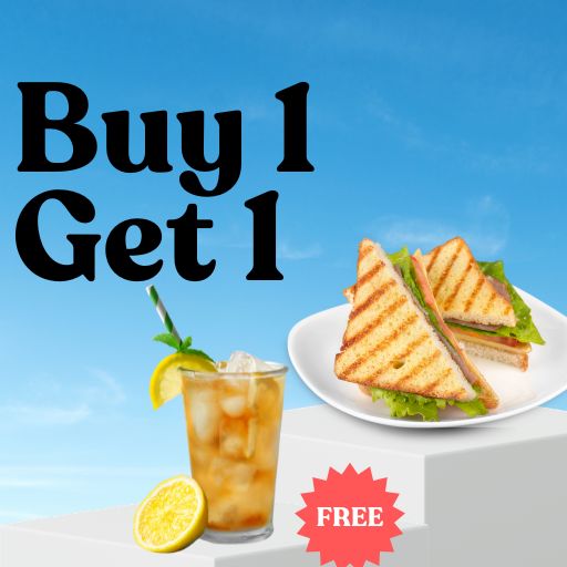 Buy 1 Club Sandwich & Get 1 Ice - Tea Free