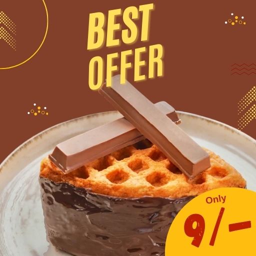 Kitkat Waffle @ Just 9/- only on Total Bill amount of 999/- and Above