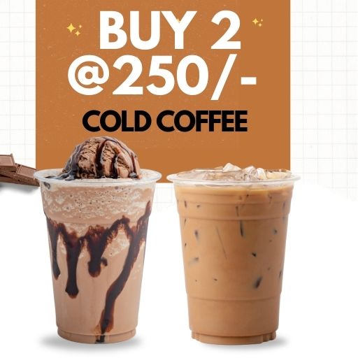 Buy 2 Cold coffee @ Just 250/-