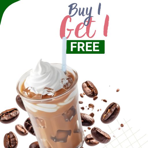 Vanila Ice Coffee : Buy 1 & Get 1 Free
