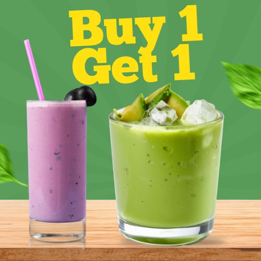 Smoothies : Buy 1 & Get 1 Free