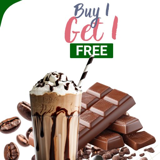Chocolate Ice Coffee : Buy 1 & Get 1 Free