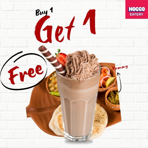 Shakes : Buy 1 & Get 1 Free