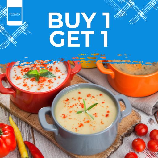 SOUP : Buy 1 Get 1 Free