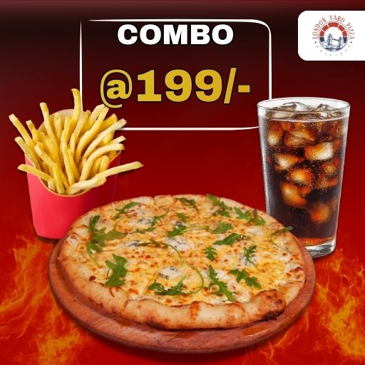 Combo @ Just 199/- : Any Pizza Mania +  Salted Fries + 250ml Cold Drink