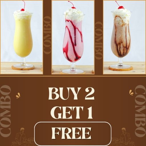 Shakes : Buy 2 & Get 1 Free