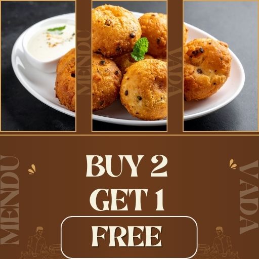 Medu Vada : Buy 2 & Get 1 Free