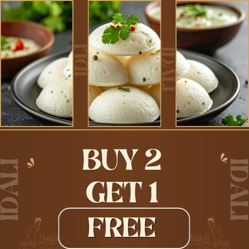 Idli : Buy 2 & Get 1 Free
