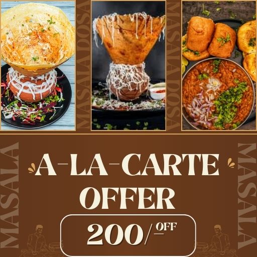 A-La-Carte Offer : 200/- off on 1000/- and Above