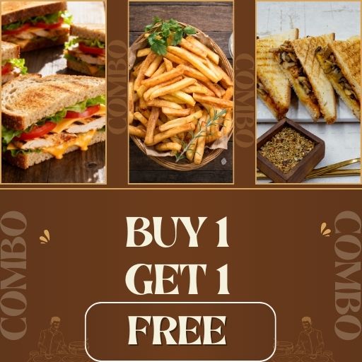 Buy 1 Sandwich & Get 1 French Fries Free