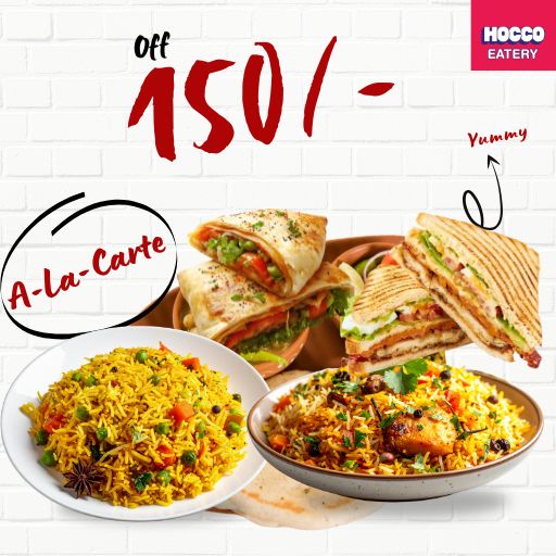 A-La-Carte Offer : 150/- off on 499/- and Above