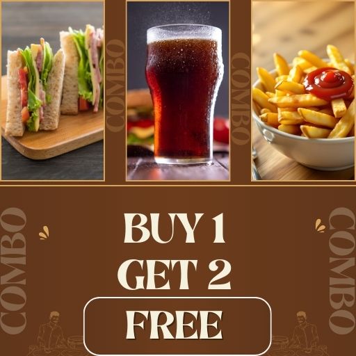 Buy 1 any Sandwich & Get 1 French Fries & Cold Drink Free