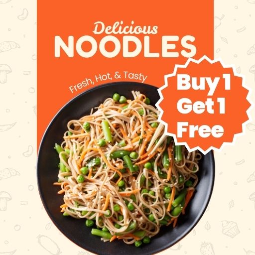 Chinese / Noodles / Fried Rice  : Buy 1 & Get 1 Free