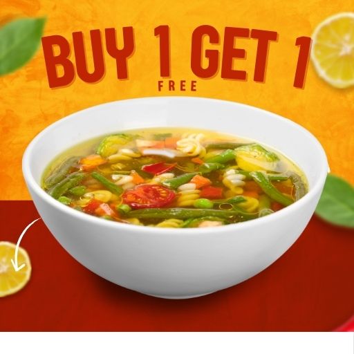 Soup Offer : Buy 1 & Get 1 Free`