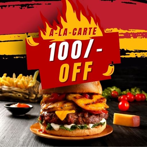 A-La-Carte Offer: Rs.100/- Off on 300/- And Above