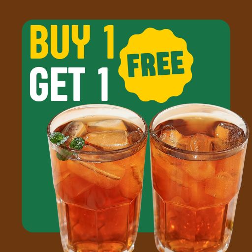 Ice Tea Offer : Buy 1 & Get 1 Free Ice Tea Offer : Buy 1 & Get 1 Free