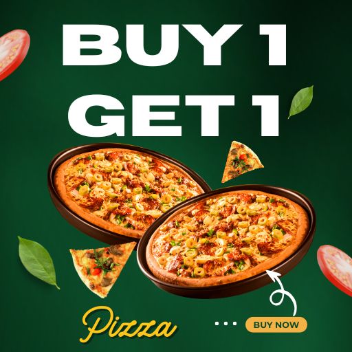 Pizza Offer : Buy 1 Any Pizza & Get 1 Pizza Free