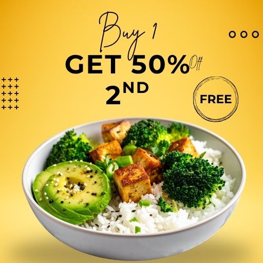 Bowl Offer : Buy 1 & Get 50% off on 2nd