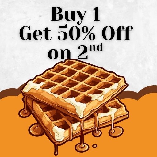 MENU ITEM : Buy 1 & Get 50% off on 2nd