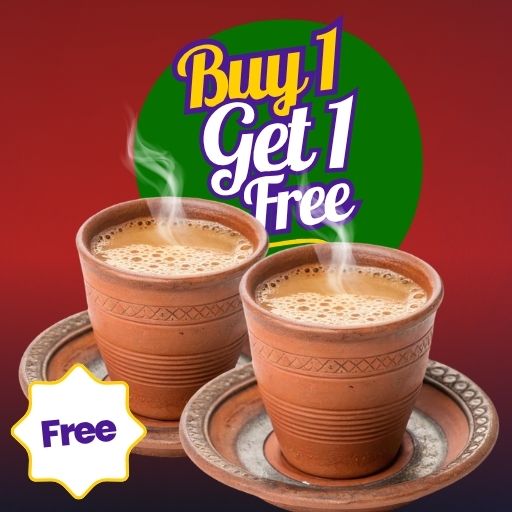 Tea Offer : Buy 1 (110ml) & Get 1 (60ml) Free ( Valid on Same Category)