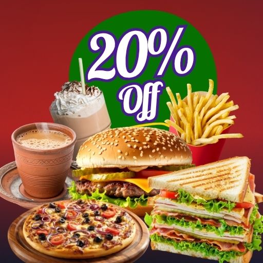 A-La-Carte Offer : Flat 20% off on 500/- and Above Bill Amount