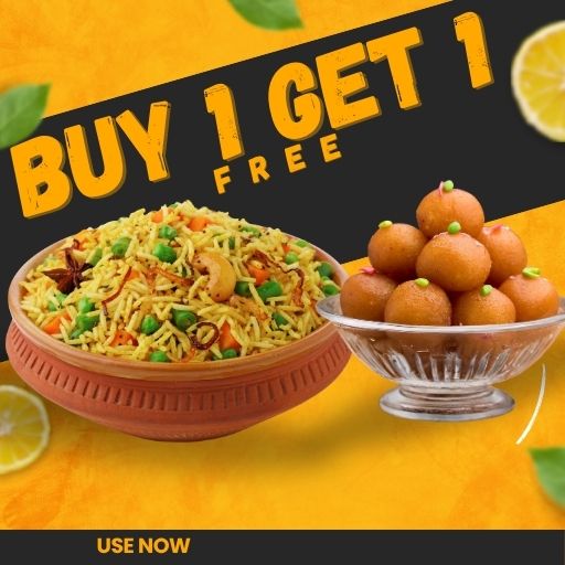 Buy 1 any Biryani & Get 1 Dessert & 200ml Cold Drink Free