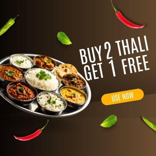 Fix Thali (Lunch) : Buy 2 & Get 1 Free