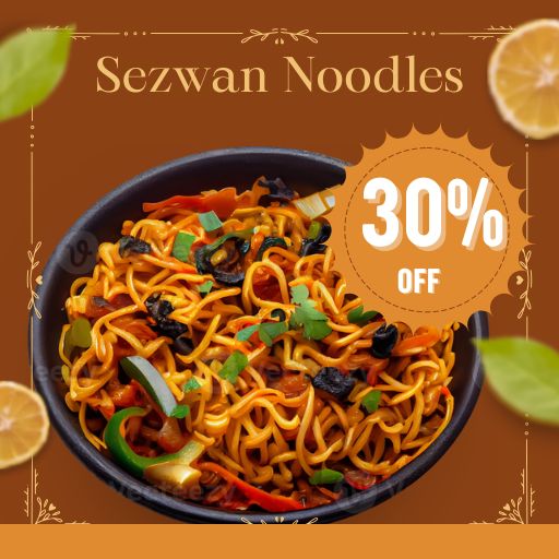 Get 30% off on Sezwan Noodles / Rice Bowl