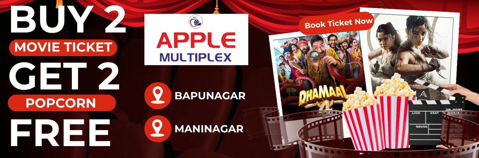Buy 2 Movie Ticket and Get 2 Popcorn Free